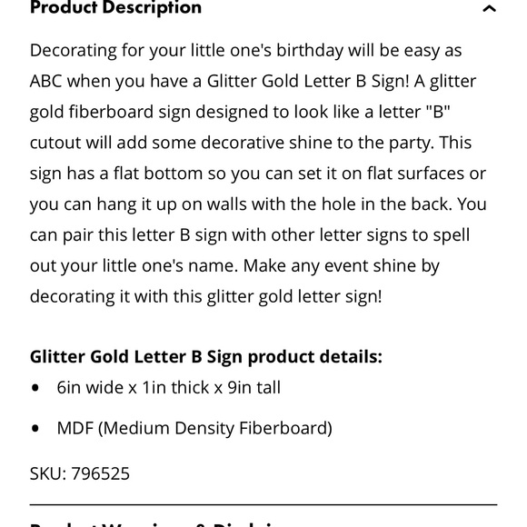 Gold Glitter Letters - Picture 15 of 16